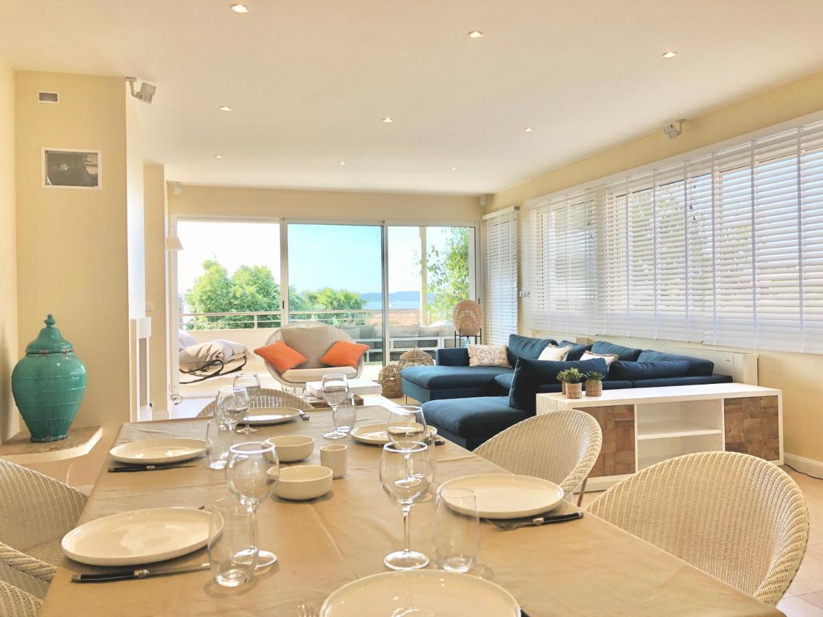 Villa Montfleuri, Vieille Ville A Pieds, Vue Mer, Piscine, 8 Pers サント・マキシム エクステリア 写真