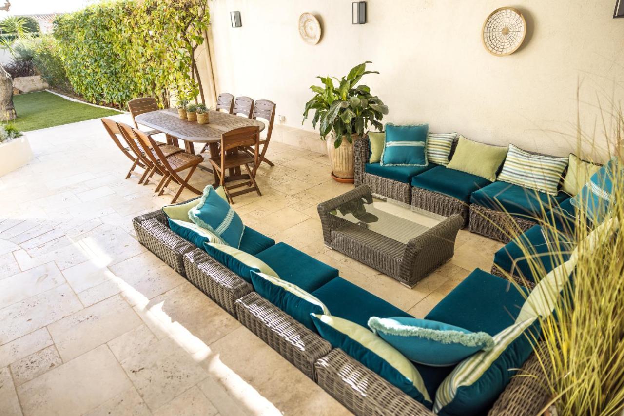 Villa Montfleuri, Vieille Ville A Pieds, Vue Mer, Piscine, 8 Pers サント・マキシム エクステリア 写真