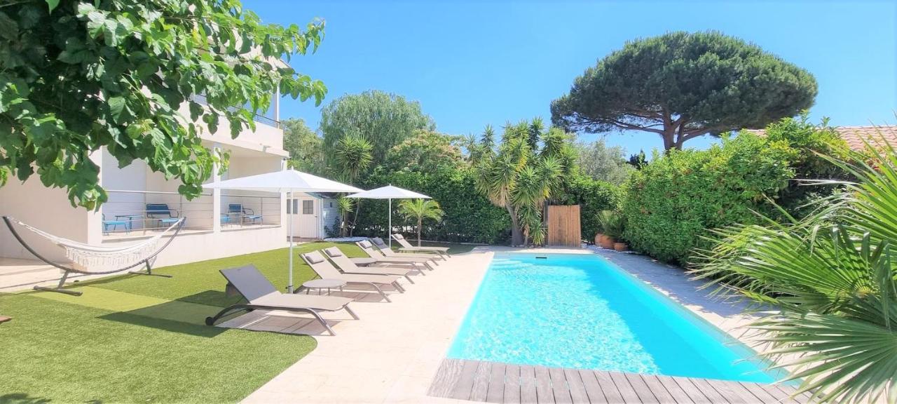 Villa Montfleuri, Vieille Ville A Pieds, Vue Mer, Piscine, 8 Pers サント・マキシム エクステリア 写真