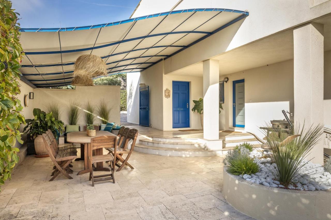 Villa Montfleuri, Vieille Ville A Pieds, Vue Mer, Piscine, 8 Pers サント・マキシム エクステリア 写真