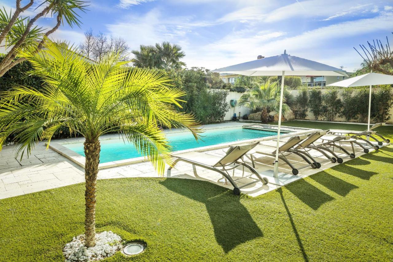 Villa Montfleuri, Vieille Ville A Pieds, Vue Mer, Piscine, 8 Pers サント・マキシム エクステリア 写真