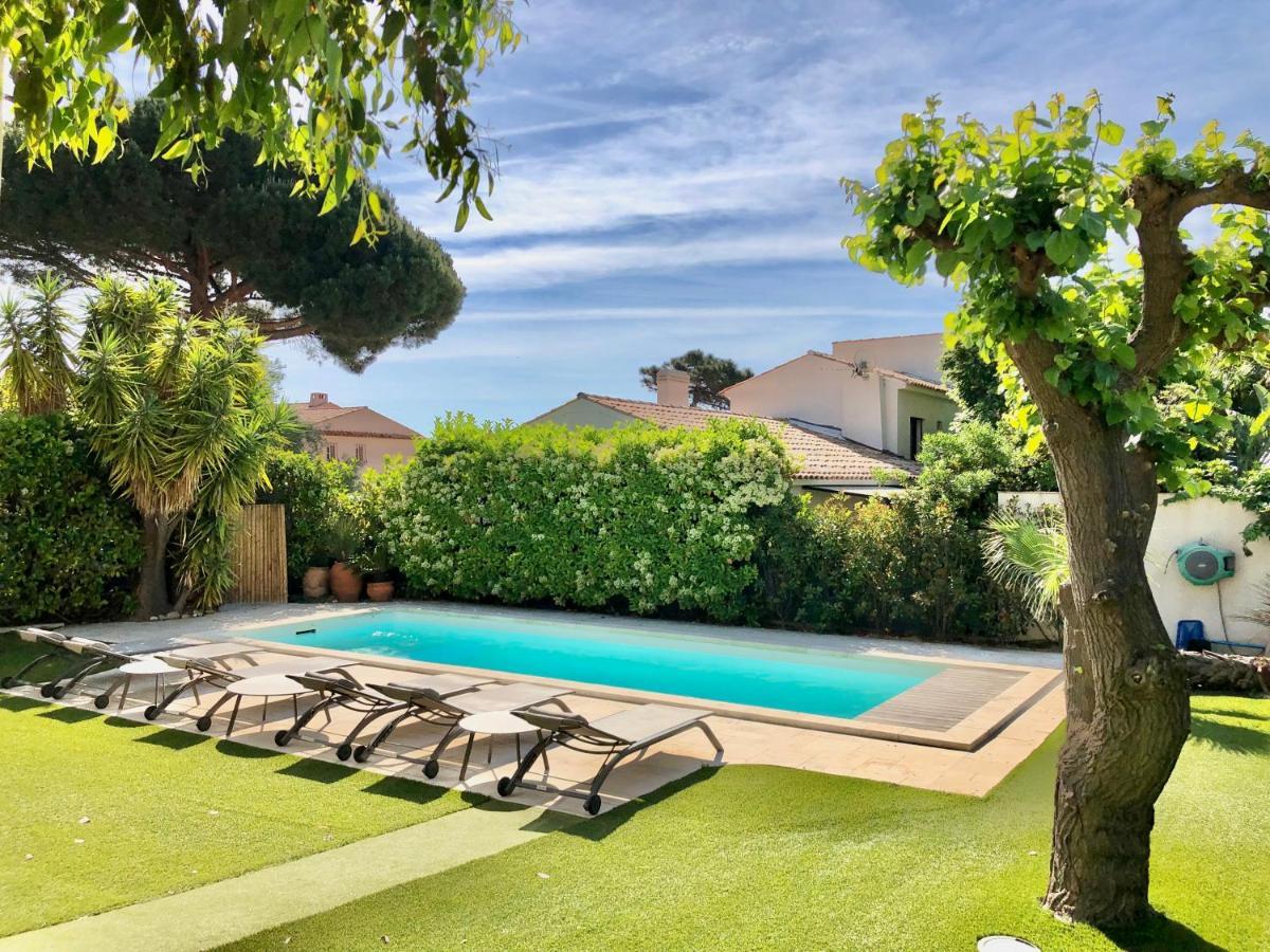 Villa Montfleuri, Vieille Ville A Pieds, Vue Mer, Piscine, 8 Pers サント・マキシム エクステリア 写真